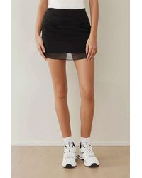 Hiccup - Fitted Mini Chiffon Skirt - Lyst