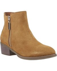 Hush Puppies - Ingrid Suede Heeled Ankle Boots - Lyst