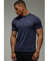 BoohooMAN - Active Regular Fit Marl T-Shirt - Lyst