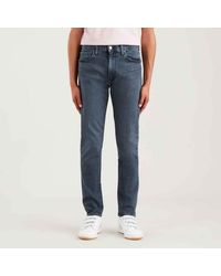Levi's - Men's 512 Slim Tapered Richmond Blue Black Jeans In Black Blue - Lyst