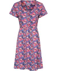 Mountain Warehouse - 'Lora' Skater Dress Cotton Jersey Everyday Summer Outfit - Lyst