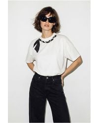 Bianco Lucci - Cotton Elastane T-Shirt - Lyst