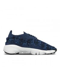Nike - Air Footscape Woven Lace Up Synthetic Trainers 875797 400 - Lyst
