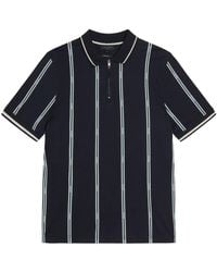 Ted Baker - Sisons Striped Polo Shirt - Lyst