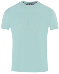 Aquascutum - London Circle Logo Sky T-Shirt - Lyst