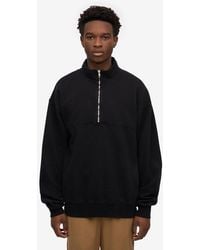 COLORFUL STANDARD - Long Sleeve Half Zip Collared Quarter Zip Sweatshirt - Lyst