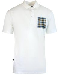 Aquascutum - Active Beach Sailor Check Polo Optical Shirt Cotton - Lyst