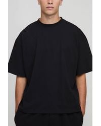 BoohooMAN - Basic Oversized Boxy Crew Neck T-Shirt - Lyst