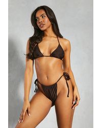 MissPap - Multiway Shimmer Triangle Bikini Set - Lyst