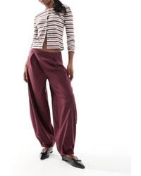 ASOS - Tailored Barrel Leg Trouser - Lyst