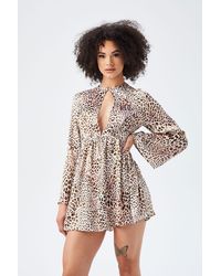 Urban Bliss - Jennifer Flared Sleeve Mini Dress - Lyst
