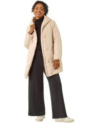 Roman - Petite Hooded Quilted Puffer Coat - Lyst