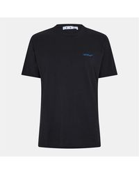 Off-White c/o Virgil Abloh - Off Regular Fit Short Sleeve Crew Neck T-Shirt - Lyst