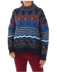 Napapijri - D-Nepal W Wool Sweater Long Sleeve And Round Neck Ga4Fo2 - Lyst