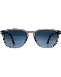 Persol - Square Transparent Gradient Polarized Po3019S - Lyst
