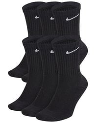 Nike - Sx7666 Everyday Cushion Crew Training Socks (6 Pairs) Cotton - Lyst