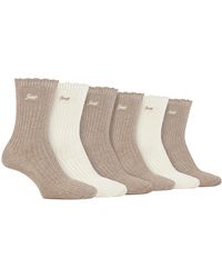 Jeep - Ladies 6 Pack Bamboo Boot Socks - Lyst