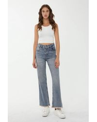Hiccup - High Waist Boot Cuff Jeans - Lyst