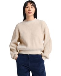 Timberland - Wool Blend Crew Jumper - Lyst