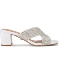 Carvela Kurt Geiger - Paparazzi Pearl Block Low Sandals - Lyst
