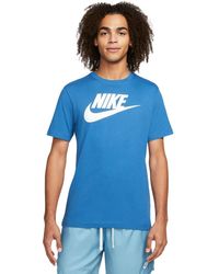 Nike - Swoosh Futura T Shirt - Lyst