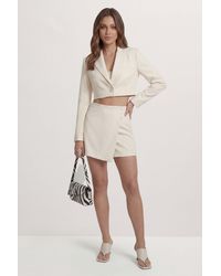 MissPap - Tailored Cropped Blazer - Lyst