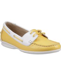 Hush Puppies - Irene Leather Boat Shoes - Lyst