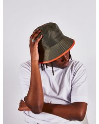 SVNX - Nylon Bucket Hat With Contrast Trim And Drawstring - Lyst