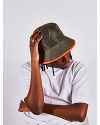 SVNX - Nylon Bucket Hat With Contrast Trim And Drawstring - Lyst