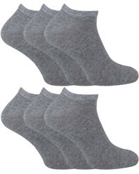 Sock Snob - 6 Pack Cotton Low Cut Quarter Gym Trainer Socks - Lyst