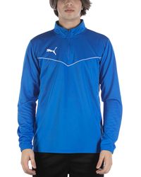 PUMA - Teamrise Sweatshirt 1/4 Zip Top - Lyst
