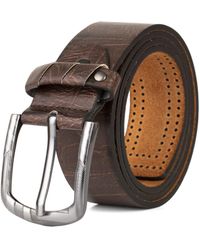 Woodland Leathers - Jeans Belt, Vintage Effect 1.5" Distressed Leather - Lyst