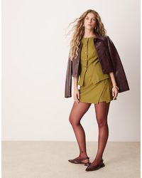 ASOS - Tailored Wrap Mini Skort - Lyst