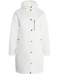 Usha - Lichtgewicht Gewatteerde Jas Wolwit - Lyst