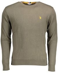 U.S. POLO ASSN. - Pullover Mit Rundhalsausschnitt Langarm-Strickpullover - Lyst