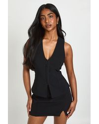 Boohoo - Bengaline Hook And Eye Waistcoat - Lyst