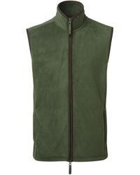 PREMIER - Artisan Fleece Gilet (Moss/ - Lyst