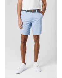 Tokyo Laundry - Light Cotton Twill Peached Shorts - Lyst