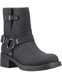 Rocket Dog - Ladies Nino Mid Cut Biker Boots - Lyst