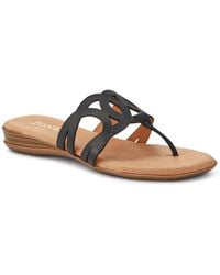 Jones Bootmaker - Guava Leather Toe Post Sandals - Lyst