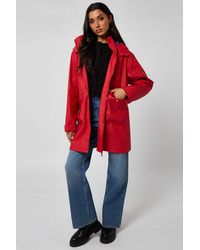 Urban Bliss - Rubberised Raincoat - Lyst
