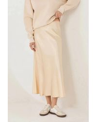 Hiccup - High-Waist Satin Midi Skirt - Lyst