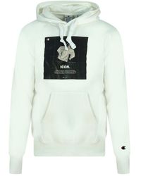 Champion - Icon Logo Hoodie - Lyst