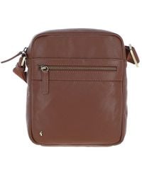 Gabicci - Real Leather Messenger Bag - Lyst