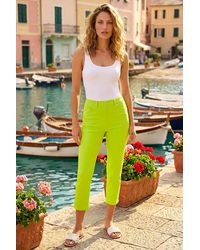 Roman - Cropped Stretch Denim Jegging Cotton Capri Jean Leggings - Lyst