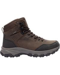Trespass - Stride Leather Walking Boots (Dark) - Lyst