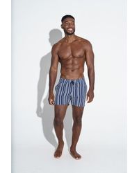 Panos Emporio - Classic Pinstripe Swimshort - Lyst
