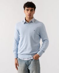 Tommy Hilfiger - Essential Cotton Crew Neck Sweatshirt - Lyst