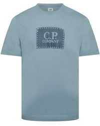 C.P. Company - 30/1 Jersey Logo Label T-Shirt - Lyst