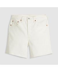 Levi's - Levi's Mid Thigh Short Lunar Blac - Lyst